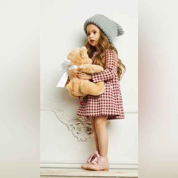 Age of innocence pink leather ankle boots - Picture 8 of 9